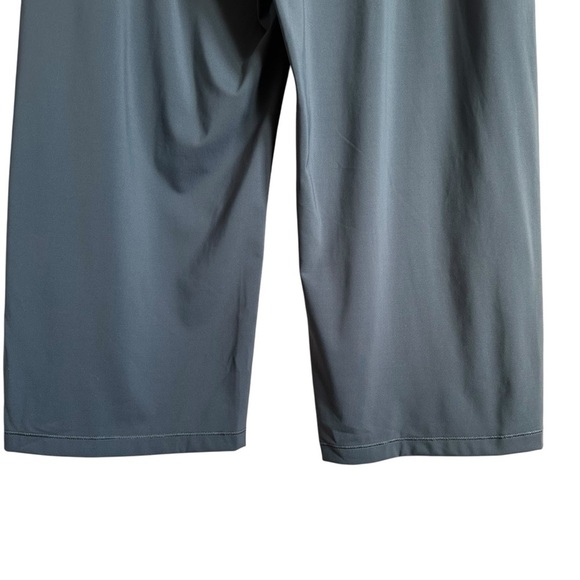 ATHLETA ULTIMATE CROP WIDE GRANITE BLUE PANTS SIZE LARGE - Picture 9 of 16